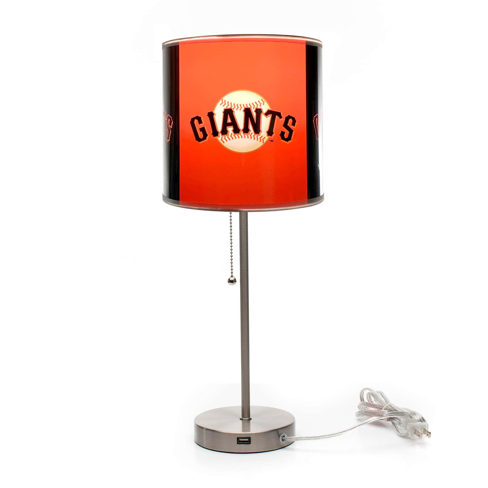 San Francisco Giants USB Chrome Lamp with Changeable Shade 5 San Francisco Giants USB Chrome Lamp with Changeable Shade - Image 5