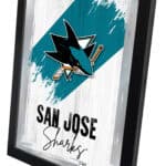 San Jose Sharks 17x22 Logo Wall Mirror (Alternate) 5 San Jose Sharks 17x22 Logo Wall Mirror (Alternate)