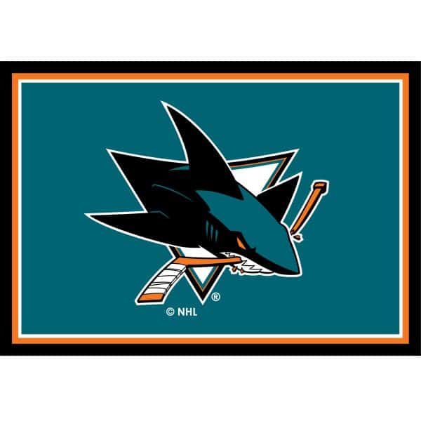 San Jose Sharks 3x4 Area Rug 3