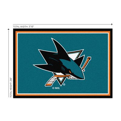 San Jose Sharks 3x4 Area Rug