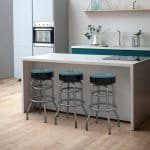 San Jose Sharks Chrome Bar Stool 8 San Jose Sharks Chrome Bar Stool