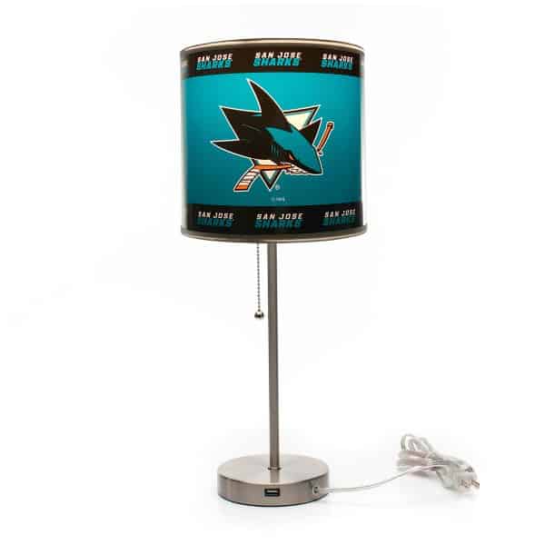 San Jose Sharks Chrome Lamp 1