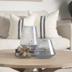 Sandra 18 x 18 Beige With Blue Stripes Decorative Pillow Cover