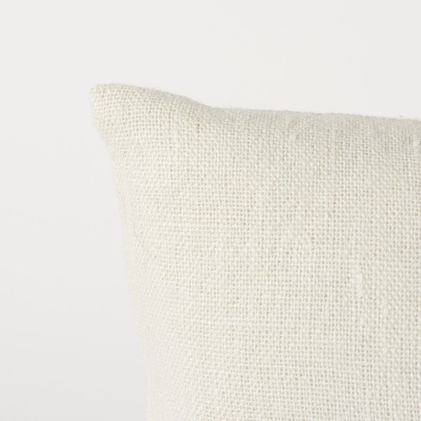 Sandra 18 x 18 Beige With Blue Stripes Decorative Pillow Cover 6