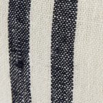 Sandra 18 x 18 Beige With Blue Stripes Decorative Pillow Cover