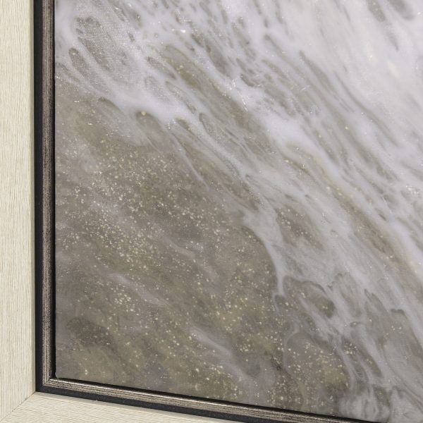 Sandy Waves IV by Mercana Studio a Hand Embelished Textured Canvas 4