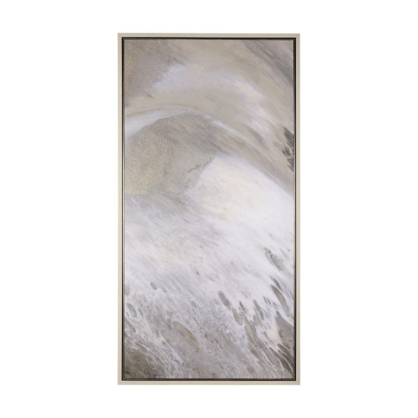 Sandy Waves IV by Mercana Studio a Hand Embelished Textured Canvas