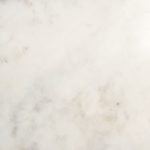 Satima White Marble w/ Gold Metal Round Fluted Accent Table