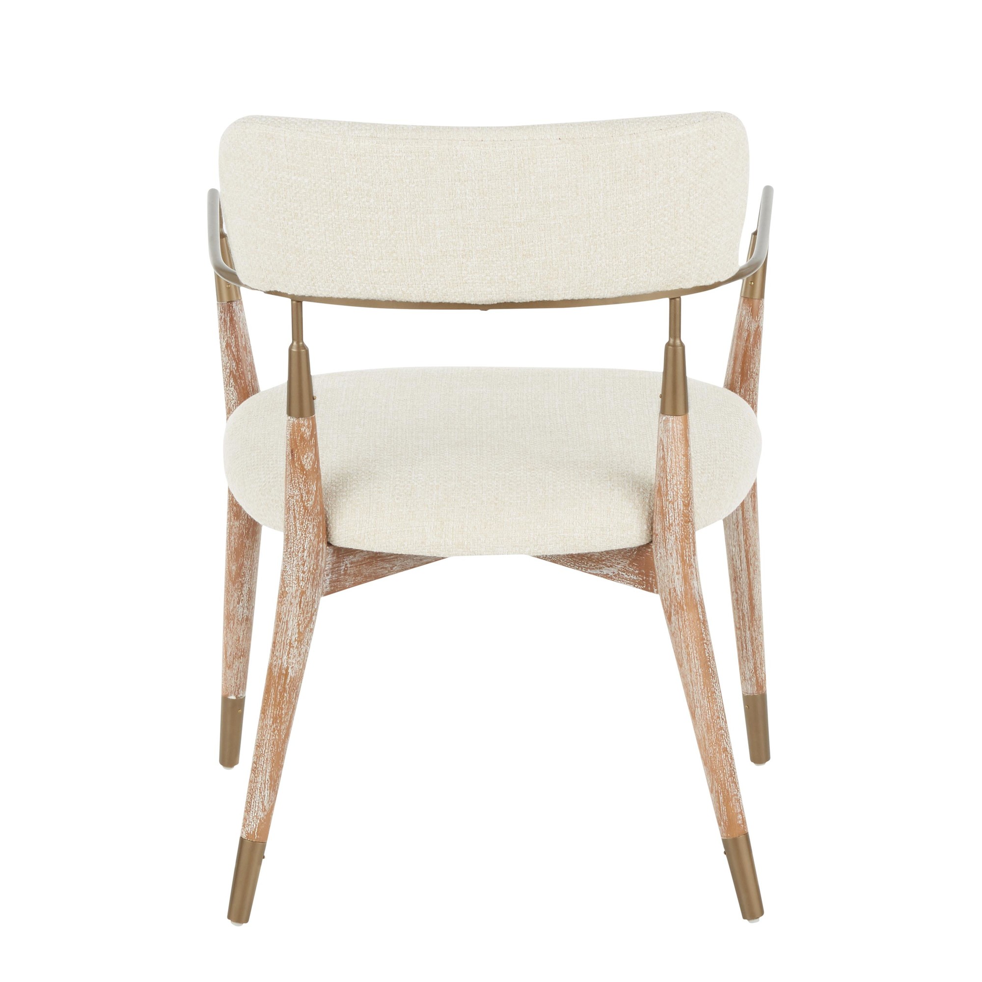 Savannah Contemporary Cream and White Dining Chairs (Set of 2) 13 Savannah Contemporary Cream and White Dining Chairs (Set of 2) - Image 13