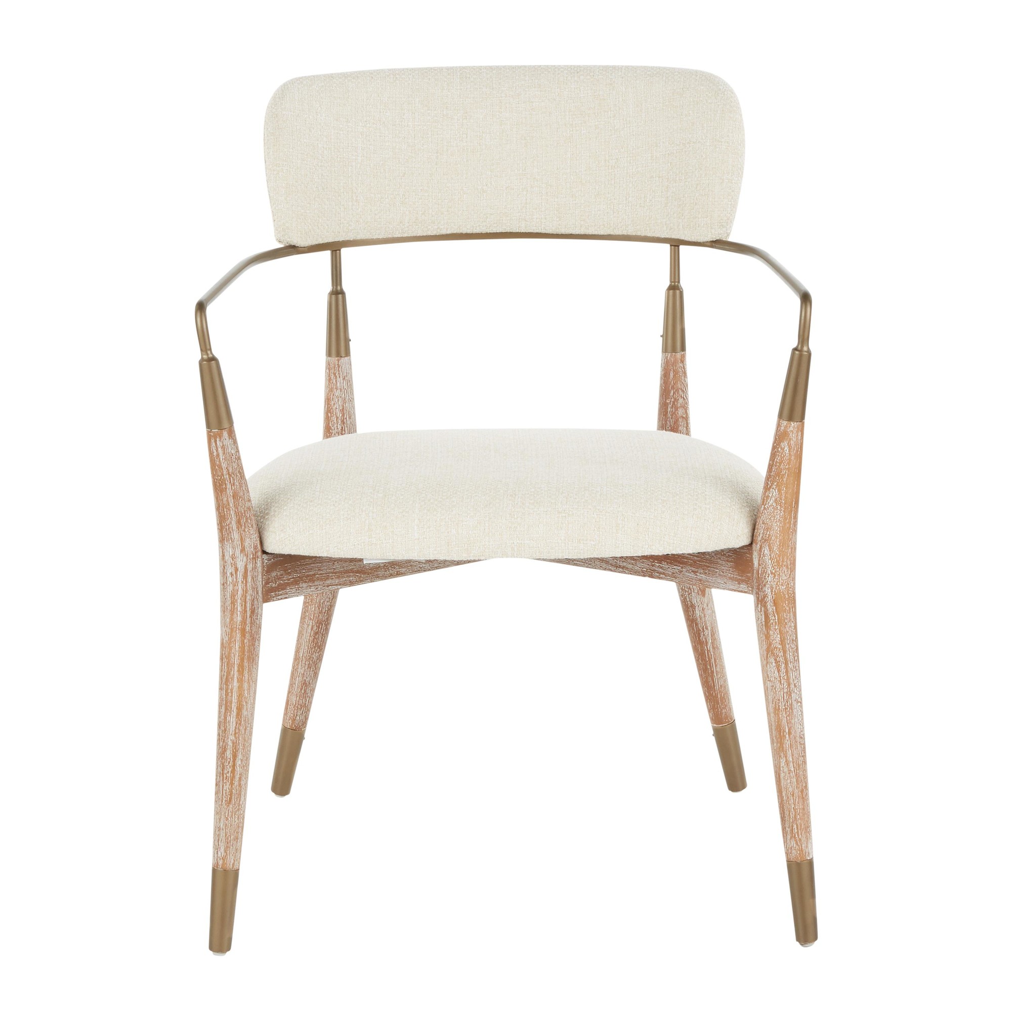 Savannah Contemporary Cream and White Dining Chairs (Set of 2) 14 Savannah Contemporary Cream and White Dining Chairs (Set of 2) - Image 14