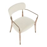 Savannah Contemporary Cream and White Dining Chairs (Set of 2) 32 Savannah Contemporary Cream and White Dining Chairs (Set of 2)