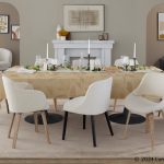Savannah Contemporary Cream and White Dining Chairs (Set of 2) 18 Savannah Contemporary Cream and White Dining Chairs (Set of 2)