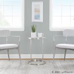 Savannah Contemporary Grey Wood and Fabric Chairs (Set of 2) (Set of 2)