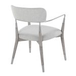 Savannah Contemporary Grey Wood and Fabric Chairs (Set of 2) (Set of 2)