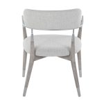 Savannah Contemporary Grey Wood and Fabric Chairs (Set of 2) (Set of 2)