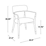 Savannah Contemporary Grey Wood and Fabric Chairs with Metal Accents (Set of 2) (Set of 2) 23 Savannah Contemporary Grey Wood and Fabric Chairs with Metal Accents (Set of 2) (Set of 2)