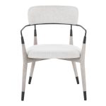 Savannah Contemporary Grey Wood and Fabric Chairs with Metal Accents (Set of 2) (Set of 2) 19 Savannah Contemporary Grey Wood and Fabric Chairs with Metal Accents (Set of 2) (Set of 2)