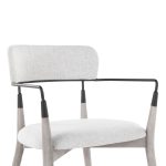 Savannah Contemporary Grey Wood and Fabric Chairs with Metal Accents (Set of 2) (Set of 2) 20 Savannah Contemporary Grey Wood and Fabric Chairs with Metal Accents (Set of 2) (Set of 2)