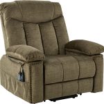 Scott Brown Velvet Power Lift Massage Recliner 6 Scott Brown Velvet Power Lift Massage Recliner