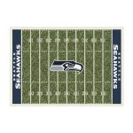 Seahawks 6x8 Homefield Football Field Area Rug