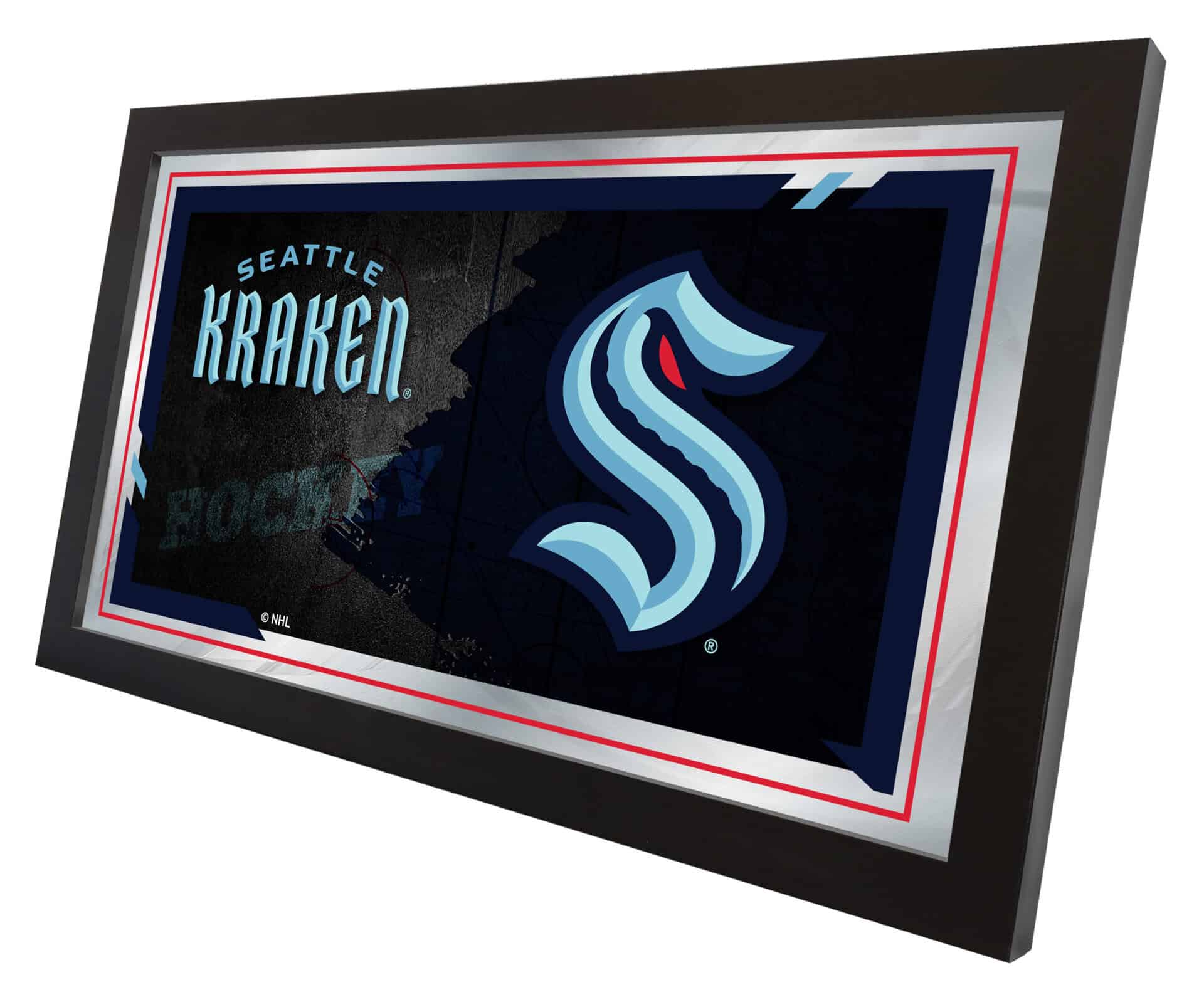 Seattle Kraken 15x26 Hockey Collector Mirror 4 Seattle Kraken 15x26 Hockey Collector Mirror