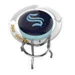 Seattle Kraken Chrome Bar Stool 12 Seattle Kraken Chrome Bar Stool