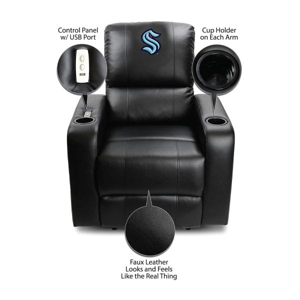 Seattle Kraken Power Theater Recliner 5