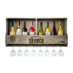 Seattle Kraken Reclaimed Wood Bar Shelf 7 Seattle Kraken Reclaimed Wood Bar Shelf