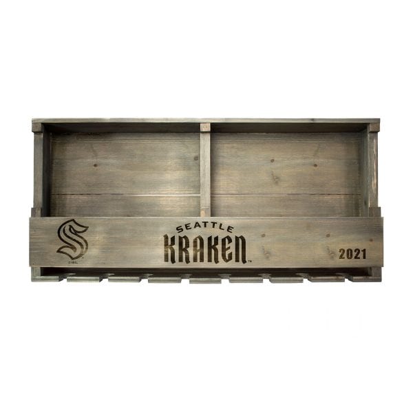 Seattle Kraken Reclaimed Wood Bar Shelf 2