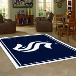 Seattle Krakens 8x11 Spirit Rug 4 Seattle Krakens 8x11 Spirit Rug