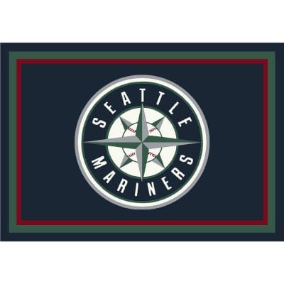 Seattle Mariners 4x6 Spirit Rug Officially Licensed MLB Area Rug