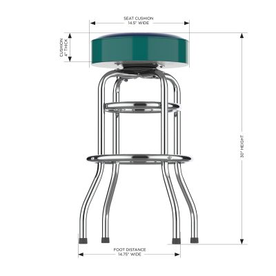 Seattle Mariners American Made Chrome Bar Stool