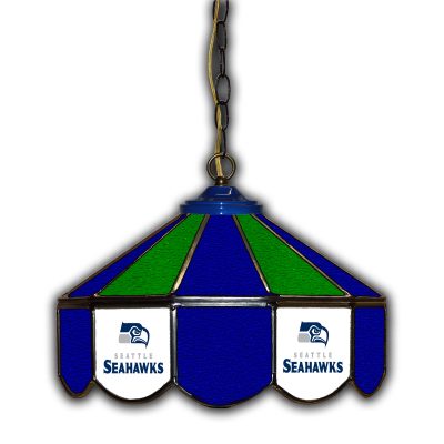 Seattle Seahawks 14 inch Stained Glass Pub Light