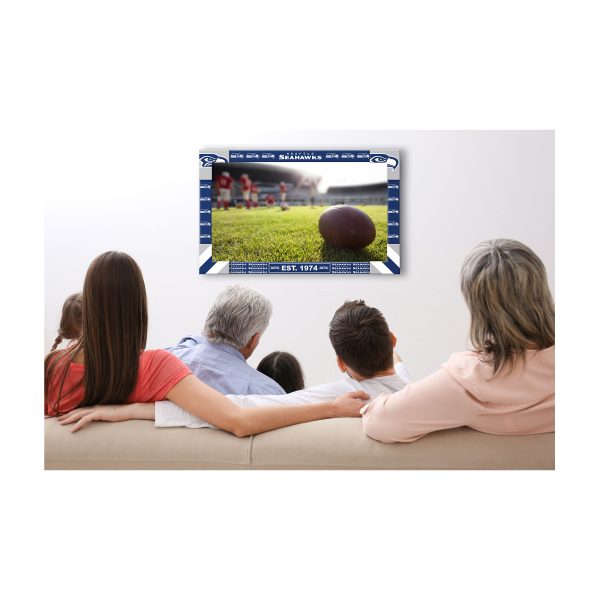 Seattle Seahawks Adjustable TV Frame 40 50 Inch