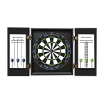 Seattle Seahawks Bristle Dartboard Cabinet Set