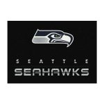 Seattle Seahawks Chrome 8x11 Area Rug Officially Licensed