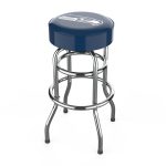 Seattle Seahawks Chrome Logo American Crafted Bar Stool