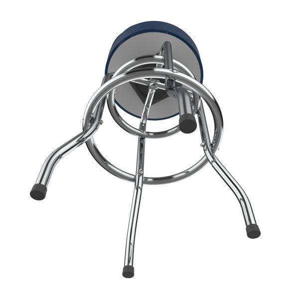 Seattle Seahawks Chrome Logo American Crafted Bar Stool 3