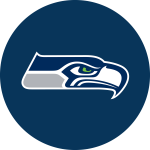 Seattle Seahawks Chrome Logo American Crafted Bar Stool