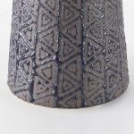 Sefina I Small Brown/Black Patterned Ceramic Vase