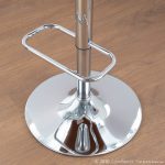 Serena Grey Fabric Walnut Wood Mid-Century Modern Swivel Barstool 19 Serena Grey Fabric Walnut Wood Mid-Century Modern Swivel Barstool
