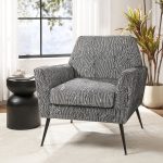 Sergei Geometric Art Deco Mid-Century Modern Accent Armchair 7 Sergei Geometric Art Deco Mid-Century Modern Accent Armchair