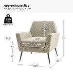 Sergei Harbor Geometric Pattern Mid-Century Modern Armchair 10 Sergei Harbor Geometric Pattern Mid-Century Modern Armchair