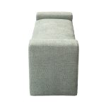 Severin Sage Chenille Modern Upholstered Bauhaus Bench 8 Severin Sage Chenille Modern Upholstered Bauhaus Bench