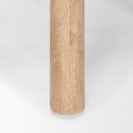 Shaiden Brown Wood w/ Cream Fabric Stool