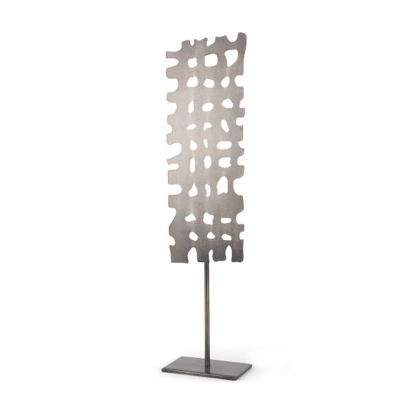 Shaw II Large 5L x 3W Gray Rectangular Decorative Object