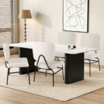 Sherpa Upholstered Accent Chair with Ergonomic Design and Stability