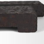 Shira Reclaimed Dark Brown Wooden Riser (Set of 2)