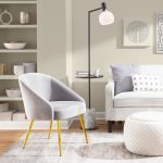 Shiraz Gold and Silver Velvet Contemporary Accent Chair 11 Shiraz Gold and Silver Velvet Contemporary Accent Chair