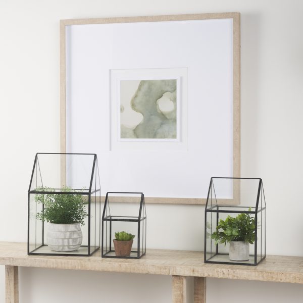 Sikes Large 10L x 10W x 16H Hut Terrarium WGlass Base 1
